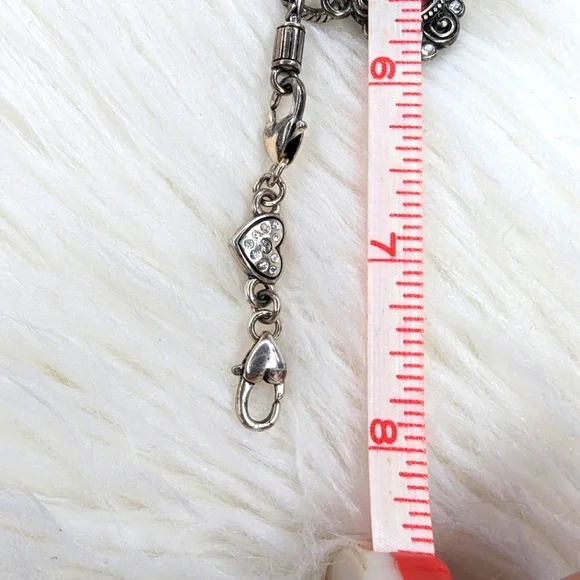Brighton Pink Heart Bracelet Retired Rare - Picture 3 of 4